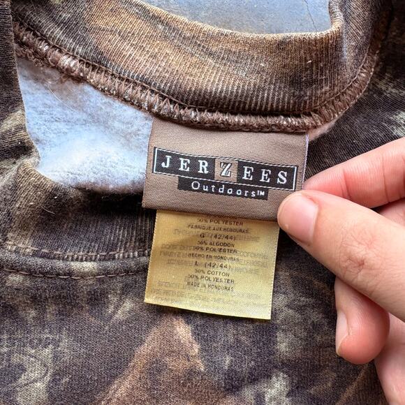 Vintage Essential Boxy Jerzees Camo Sweatshirt - Picture 2 of 3